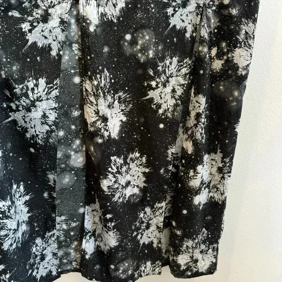 Hurley Simone Splatter Tank Maxi Dress Slits Lightweight Casual Beach Boho M - Picture 4 of 10